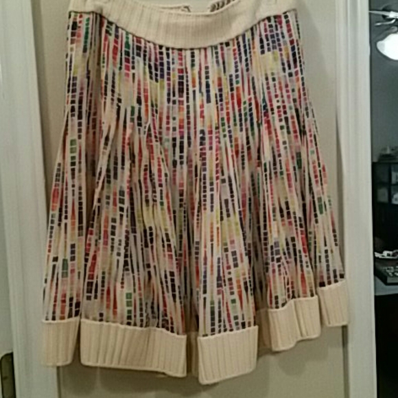 Silk skirt with cashmere lining - Picture 1 of 6